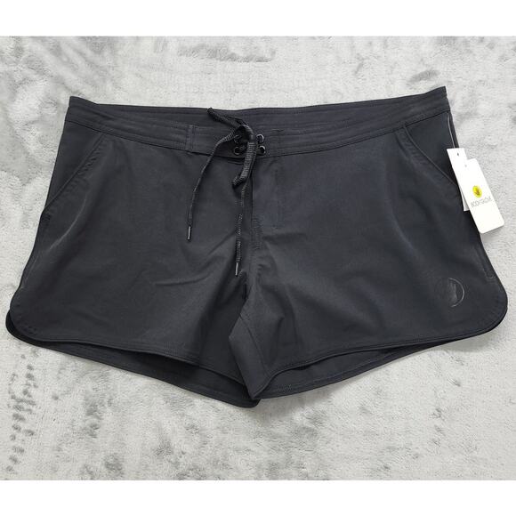 NEW Body Glove Smoothies Blacks Beach Vapor Boardshort Size L Black Pockets - Picture 1 of 13